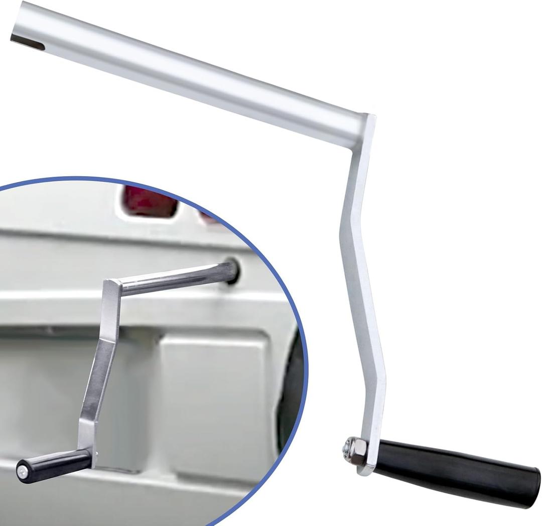 Crank Handle, Tent Camper Crank Handle Compatible with Coleman/Fleetwood Pop-up Camper, Iron Pop Up Camper Crank, 8" Camper Replacement Crank Round Mouth