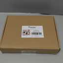 Gift Boutique - Set of 2 Wooden Christmas Reindeer Table Decorations Centerpiece Holiday Rustic White Wood Reindeers Figurine Tiered Tray Tabletop Sign Decor for Office, Room, Home Xmas Party Supplies