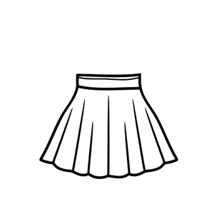 White Maxi Skirt M