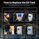833069T9 Oil Tank for Mercury Optimax 110 / 115 / 135 / 150 / 175 / 200 / 225 / 240 HP EFI Engines (2000-2014) - 1200-8M0063190 Oil Reservoir for Sportjet Mariner Pro XS Series
