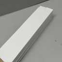 Changshade 6 Pack Temporary Shades, Pleated Paper Blinds for Indoor Windows Cut to Size Adhesive Paper Shades No Tools No Drilling for Office, Bedroom, Living Room,36" W x 72" H,White, 36"w X 72"h- 6pc