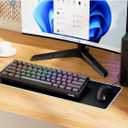 Geeky GK61 SE 60% | Mechanical Gaming Keyboard | 61 Keys Multi Color RGB LED Backlit for PC/Mac Gamer | ANSI US American Layout (Black, Mechanical Speed Yellow)