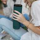 Retrospec Arroyo Stainless Steel Tumbler with Lid and Straw - Reusable Insulated Tumbler Cup - Iced Coffee Travel Mug - Double Walled Thermal Tumblers, 24 oz.