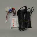 24V 250W Thumb Throttle Grip and Brush Controller, Motor Speed Controller, Universal Universal Thumb Throttle Grip Set Accessory for Electric Bike