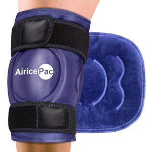 AiricePac Ice Pack for Knee Pain Relief, Reusable Gel Ice Wrap for Injuries, Swelling, Knee Replacement Surgery, Cold Compress Therapy for Arthritis, Meniscus Tear and ACL, Blue