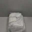 YZ HOME 102 Inches Long Curtains Pinch Pleated Blackout Linen Curtain 2 Panels for Bedroom Living Room Thermal Insulated Full Black Out Drapes Back Tab Natural Room Darkening Window Curtains, 40x102