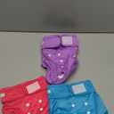 wegreeco Washable Reusable Premium Female Dog Diapers, Medium Large Small Dog Doggie Puppy & Doggy Diapers Female,Period Panties in Heat (Pack of 3, Large)