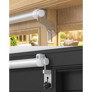 Onemake Heavy Duty Sliding Door Closer for 5–8 FT Doors, Automatic Slideback Soft-Close System with 2 Mounting Kits, Adjustable Closing Speed, Quiet & Easy Install for Patio & Balcony
