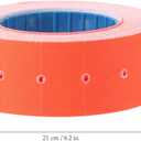 Pricing Labels,Label Sticker Paper,Labels Roll for Refill Prices Marking,Blank Prices and Date, for Retail Refill Tags,1 Sleeve, 10 Rolls, 5000 Grids,Random Color