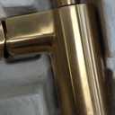 Moen Align Brushed Gold Motionsense Wave One-Sensor Touchless One-Handle High Arc Modern Pulldown Kitchen Faucet with Reflex Docking System, 7565EWBG