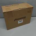 Battery Operated Wall Sconce, 2-Lights Vinatge Brass Wall Lighting with Amber Tluip Shade Rechargeable Bulb with Remote for Living Room, Bedroom (1 pack)