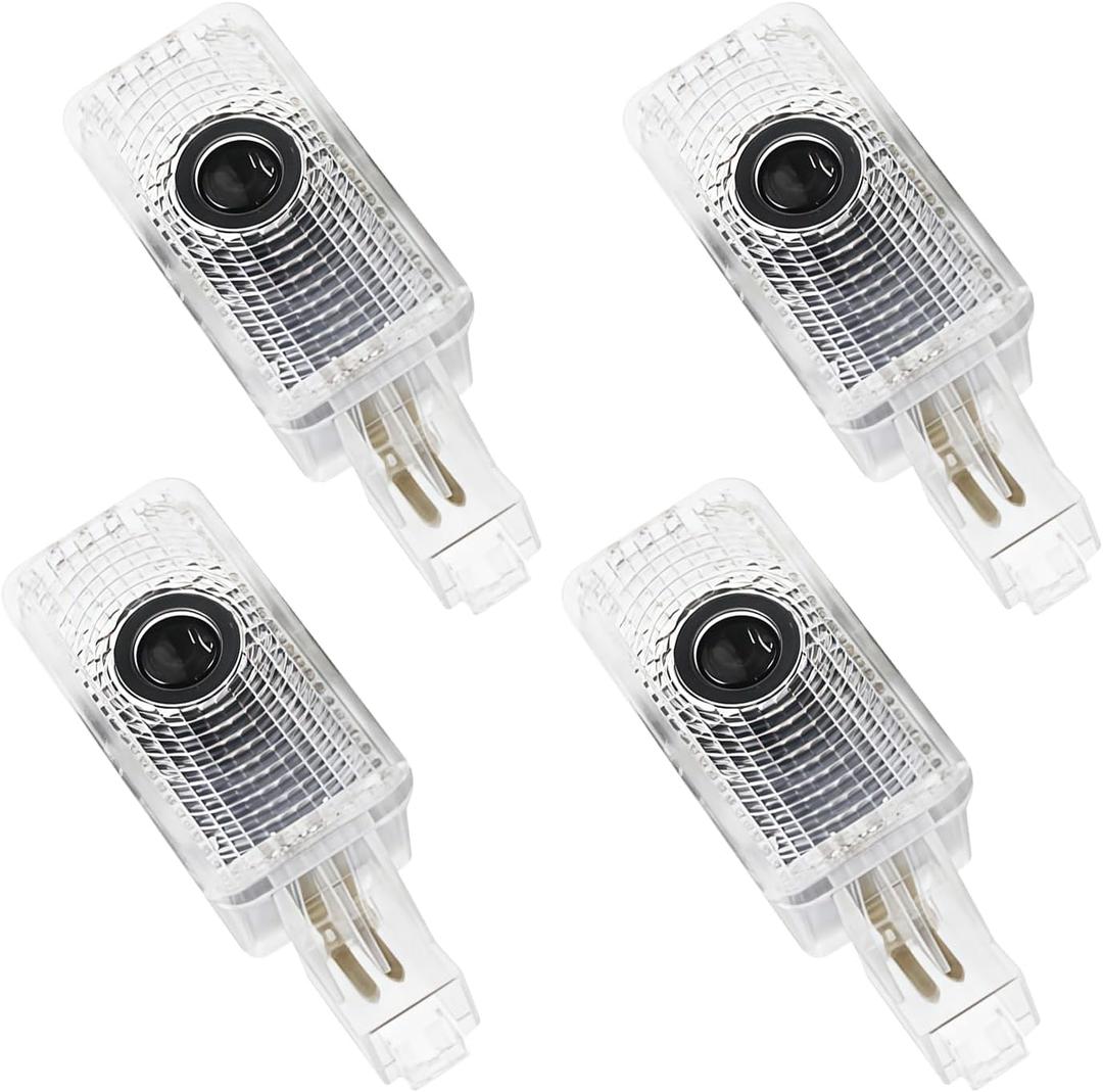 4 Pack Car Led Door Light Logo Projector Compatible with RLX/MDX/ZDX/TLX/TL/RDX Series, HD Welcome Lights Never Fade Door Light LED Puddle Light (Red White)