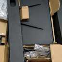 Steel Base Rolling TV Stand for 32-75 inch TVs up to 110 lbs, Leveling & Tilt & Swivel Mobile TV Stand with Hidden Wire Management, Height Adjustable Portable Tv Stand with Steel Shelf, Black (without Power Outlet)