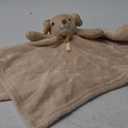 Pro Goleem Dog Security Blanket Brown Soft Puppy Lovey for Boys and Girls Unisex Lovie Baby Gifts for Toddler and Infant Snuggle Toy Stuffed Animal 16 Inch (Light Brown Dog)
