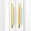 Peaha 25 Pack 5 inch Gold Cabinet Handles Kitchen Pulls for Cabinets Gold Drawer Pulls Long Cabinet Pulls