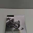 Bluetooth Wireless Headset with Mic for Work, Clear Call, Bluetooth 5.2, Mic Mute Function, USB Dongle, Applicable to PC, Laptop, Phone, Android, Zoom, Office (Black)