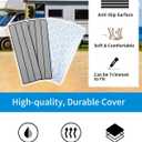 OCEANBROAD EVA Foam RV Step Cover 24''L x 7.5''W 4 Pack, Gray