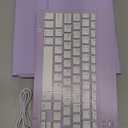 Harvopu Keyboard Case Compatible with iPad Air 11-inch/Air 5th 4th Generation Case with Keyboard-Backlit Detachable, Folio Cover with Pencil Holder for Air 11" M3/M2 (2025/2024), Air 5/Air 4 (Purple)