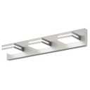 SineRise LED Modern Bathroom Vanity Light Fixtures (3-Light, 24-Inch, Dimmable), Brushed Nickel Modern Acrylic Bathroom Wall Lighting Fixtures Over Mirror (Cool White 6000K)