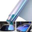 Dark Blue Chameleon Windshield Tint Car Window Foils Solar Protection Film Windshield Sun Shade Tint Film 39.37'' x 118''