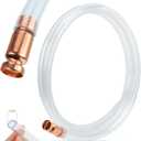 HORUSDY Diesel Mechanical Gas Siphon 10FT Multi-Purpose Super Easy Siphon Pump,3/4" Valve Virgin Grade Tubing Safe