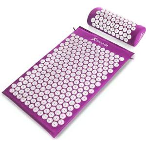 ProsourceFit Acupressure Mat and Pillow Set for Back/Neck Pain Relief and Muscle Relaxation