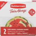 Rubbermaid Take Alongs 2 Large Squares 11.7 Cup