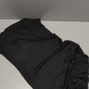 HBQ Women's Summer Bodycon Maxi Dress Sexy Sleeveless Side Slit Tank Party Club Ribbed Long Dress (Large, Black)