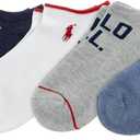 Polo Ralph Lauren Women's "RL" Low Cut 6 Pack, Size: 4-10