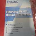 Fireplace Mantel Shelves 66inch | Solid Wood Floating Mantel Shelf - Rustic Farmhouse Wall Shelf with Invisible Brackets & Heavy Duty 100lbs Capacity