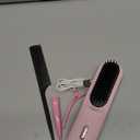 Go Brush Pro 2026 Hair Straightener Brush 300 Million Negative Ionic Portable Cordless Hair Straightener for Women with 4 Temps Fast Heating MCH Ceramic Coating Smooth Frizz - Free Hair Gift for Women, Pink