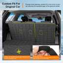 powoq Floor Mats Compatible with 2020-2025 Hyundai Palisade Trunk Mat Backrest Mat 7-Seat Cargo Liner Replacement for Hyundai Palisade Accessories (Trunk Backrest Mat+2nd Backrest Mat+Floor Mat)