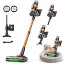 TechRise Cordless Vacuum Cleaner, 58KPA 680W 70Mins Stick Vacuum with LED Touchscreen, 3+1Smart Modes, Anti-Tangle & 8-in-1 Filter, Self-Standing Cordless Vacuum for Home/Pet Hair/Carpet/Floor