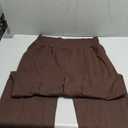 UEU Women's Casual Loose Wide Leg Cozy Pants Yoga Sweatpants Comfy High Waisted Sports Athletic Lounge Pants with Pockets (XX-Large, Dark Coffee)