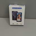 Vlog Selfie Monitor Screen iPhone, 4K 60fps Recording, Wireless Screen Mirroring with Remote Control, Magnetic Fixation, 180 Rotation, 3 Levels of Brightness, Compatible with iPhone & Android (Black)