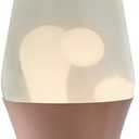 Spencer Gifts Lava® Lamp - 17" Rose Gold - The Original Motion Lamp - White Wax and Clear Liquid with Hand Painted Rose Gold Base Exclusive