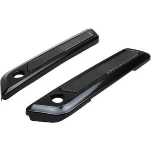 YHMOTO Saddlebag Hinge Latch Covers for Harley Touring Street Electra Road Glide King FLHX FLHR FLTRX FLTRX Ultra FLTRU FLHTCU FLHTKSE 2014-2025 (Black+Grey)