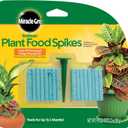 Miracle-Gro Indoor Plant Food Spikes, Includes 48 Spikes - Continuous Feeding for all Flowering and Foliage Houseplants - NPK 6-12-6, Pack of 1