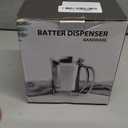 Stainless Steel Pancake Batter Dispenser - Perfect for Pancakes, Cupcakes, Muffins, and Waffles(800ml)