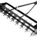 TC- Tow Spike Aerator Black 32 inches Double Tow-Behind Bar Lawn Aerator