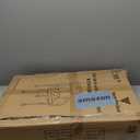 Vaunn Medical Deluxe Spa Shower Chair with Arms and Back, Bath Seat for Seniors, 350 lbs Max Weight, White With Light Gray Arms