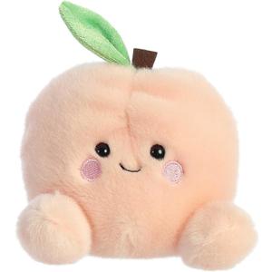 Aurora Adorable Palm Pals Mellow Peach Stuffed Animal - Fun Collectible Plush for Kids and Adult Collectors - Perfect for Decorating Rooms and Birthday Gifts - Pink 4.5 Inches