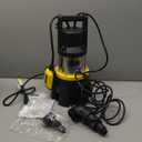 Sump Pump Submersible 7000GPH Powerful Water Pump for Pool Draining 1.5HP Stainless Steel Utility Pump with Float Switch 16FT Power Cord for Flooded House Sump Pit Pond Remove Water SUB 7000S