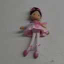 June Garden 16" Ballerina Princess Stella - Stuffed Plush Soft Doll - Pink Outfit - Gift for Toddlers and Little Girls