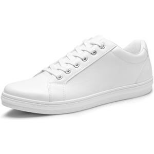 Jousen Mens Sneakers White Mens Casual Shoes Soft Breathable Fashion Sneakers for Mens, Size: 10.5