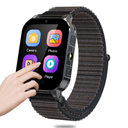 Kids Smart Watch for Boys Girls Aged 4-12, 1.83'' HD Touch Screen with 30 Games and 140 Learning Cards, Music Player Camera Pedometer Story Telling, Black