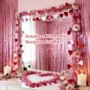 8 Pcs Galentines Garland, Galentines Wall Decor, Galentines Decorations Set, for Best Friend Celebrations, Wedding Anniversaries, Proposals, Family Occasions, and Table and Chair Decorations