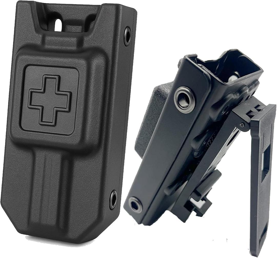 Tactical Tourniquet Holder for CAT GEN 7 or Older,MOLLE Holster with QLS Adapter, Quick Access Pouch for Police, EMT, Security, Outdoor & Survival Use,Fits Duty Belt, Vest, or Backpack