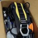 Tree Climbing Spikes Kit, Tree Climbing Gear with Climbing Belt, Wire Core Flip Line Kit with Triple Lock Lanyard Adjuster, Tool Lanyard and Climbing Stop Descender, Arborist Equipment Set