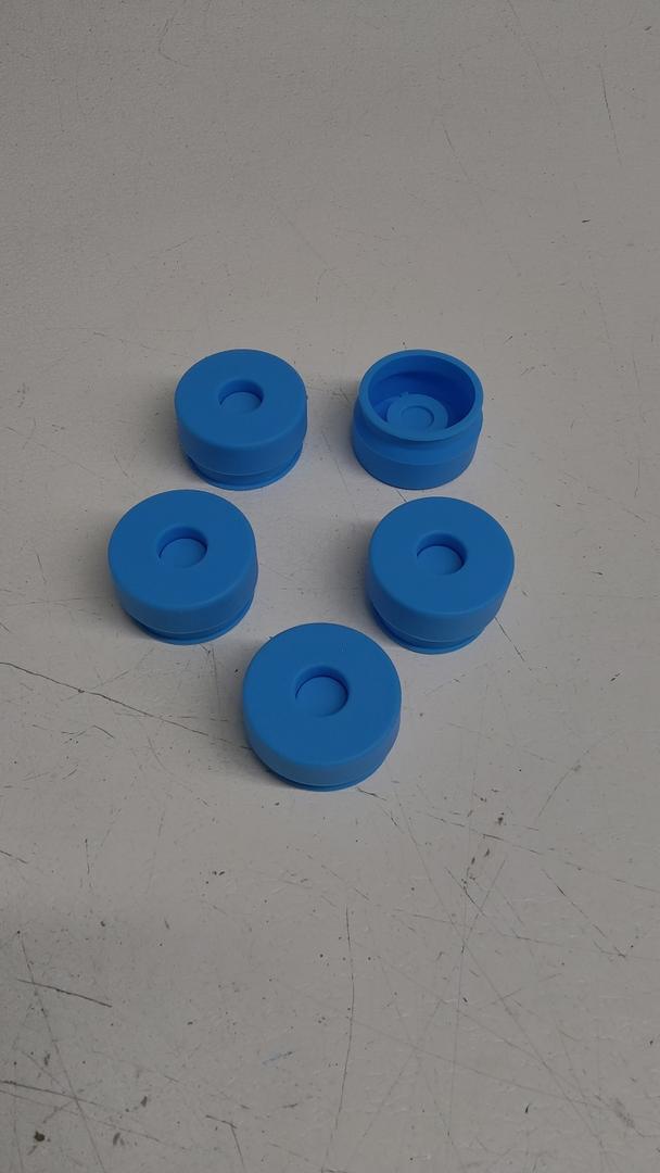 5 pcs Flexible Silicone Jug Water Bucket Lids for Jugs for Pressure Flat and Slap Mouth Buckets Replacement for Broken Caps Blue